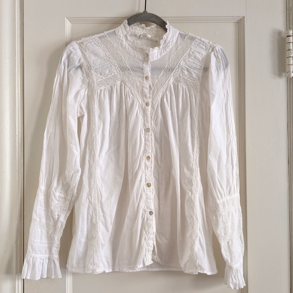 ba&sh Heiko blouse in white